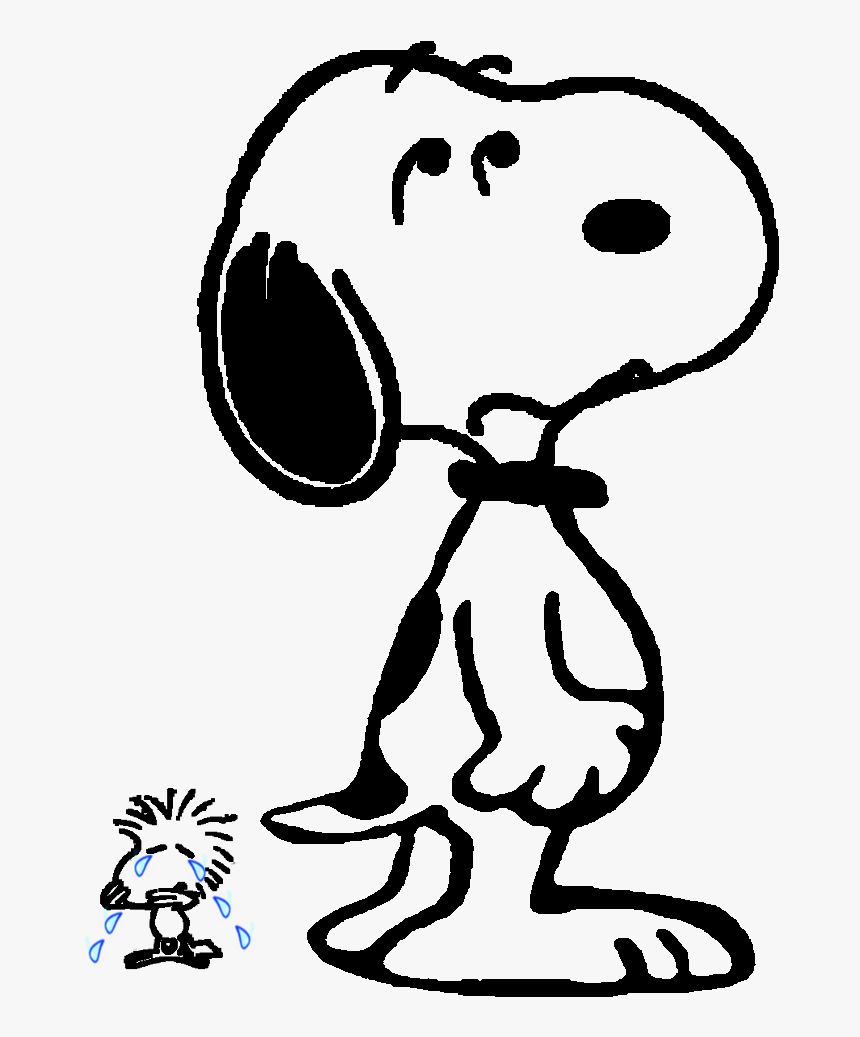 Oh God, I Can Not Stand To See My Little Friend Cry - Snoopy Png, Transparent Png, Free Download