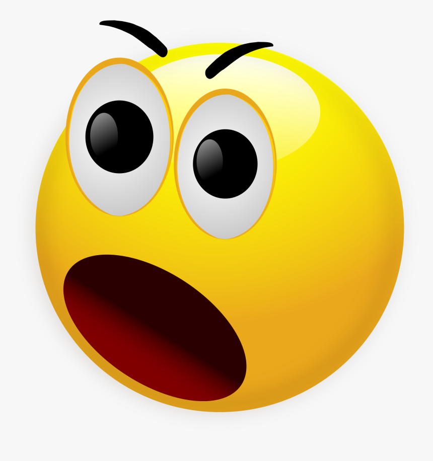 God Clipart Emoji - Astonished Smiley, HD Png Download, Free Download