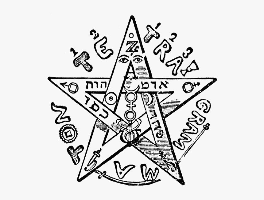 ​el Pentagrama Flamígero - Eliphas Levi Pentagram, HD Png Download, Free Download