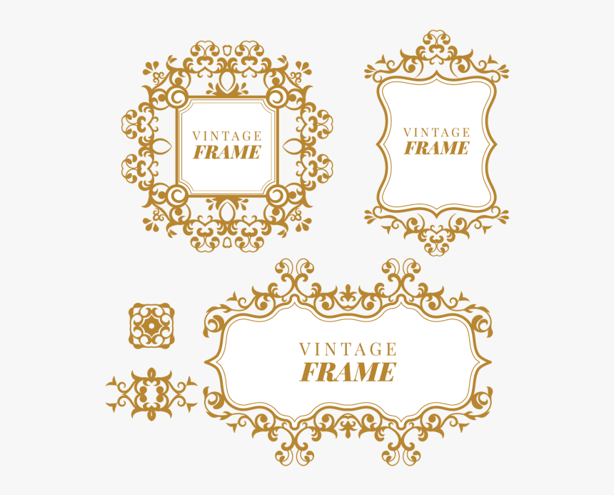 Transparent Vintage Frames Png - Illustration, Png Download, Free Download