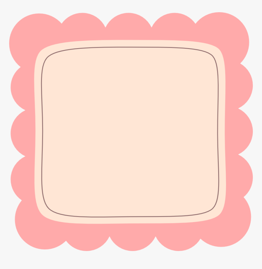 Frame Cute Label Png, Transparent Png, Free Download