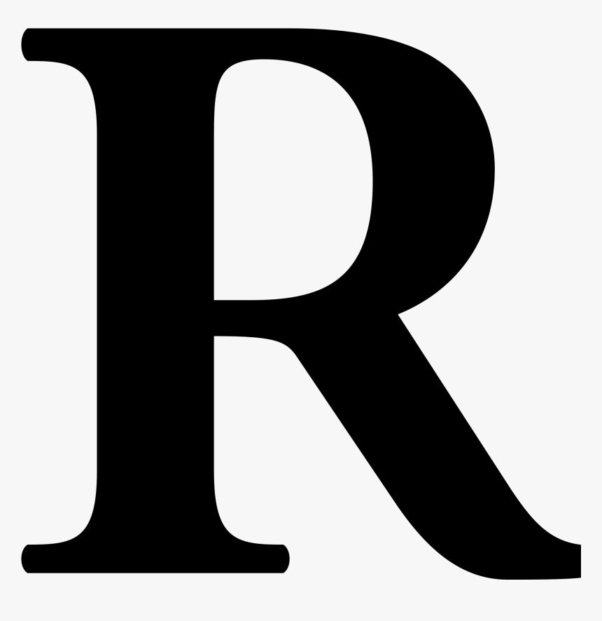 Transparent Magazine Icon Png - Letter R Times New Roman, Png Download, Free Download