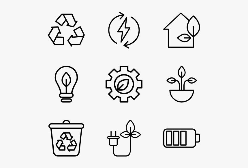 Green Energy - Design Icons Vector, HD Png Download, Free Download