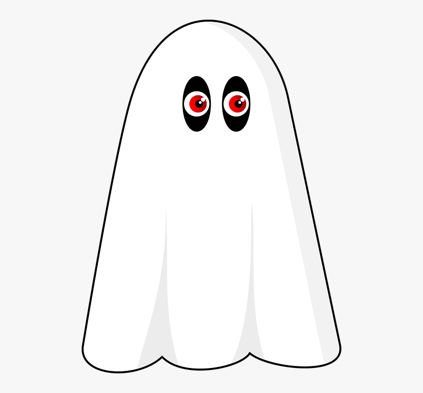 Ghost, Cartoon, Halloween, Spooky, Spirit - Duch Kreslený, HD Png Download, Free Download