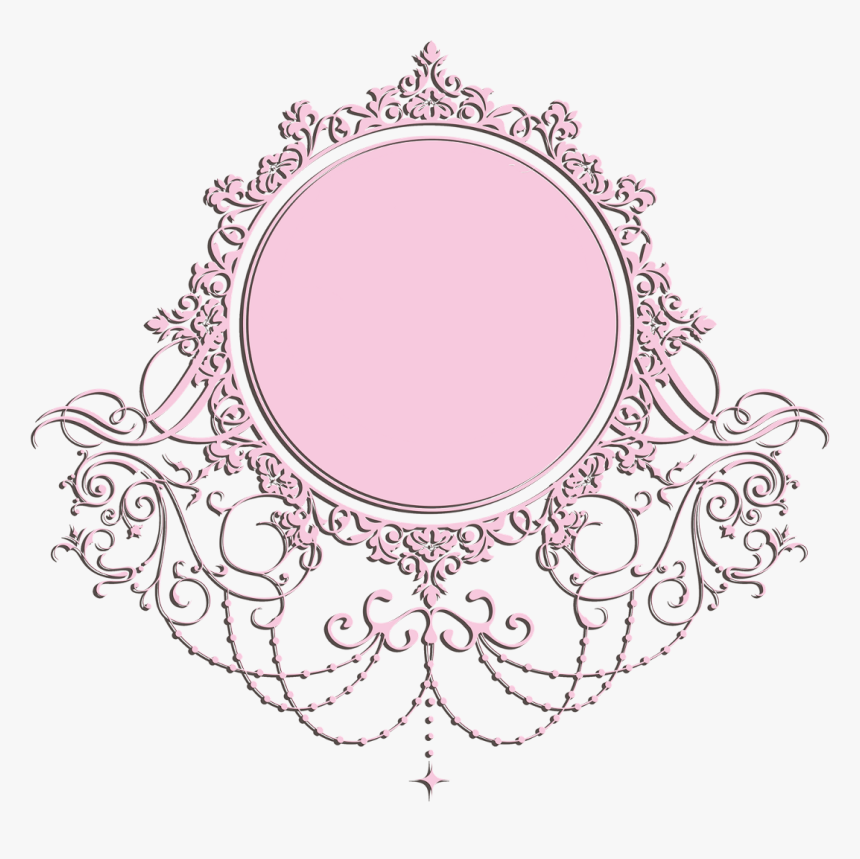 Decoration Tag Label Frame Pink Vintage - Pink Vintage Frame Png, Transparent Png, Free Download