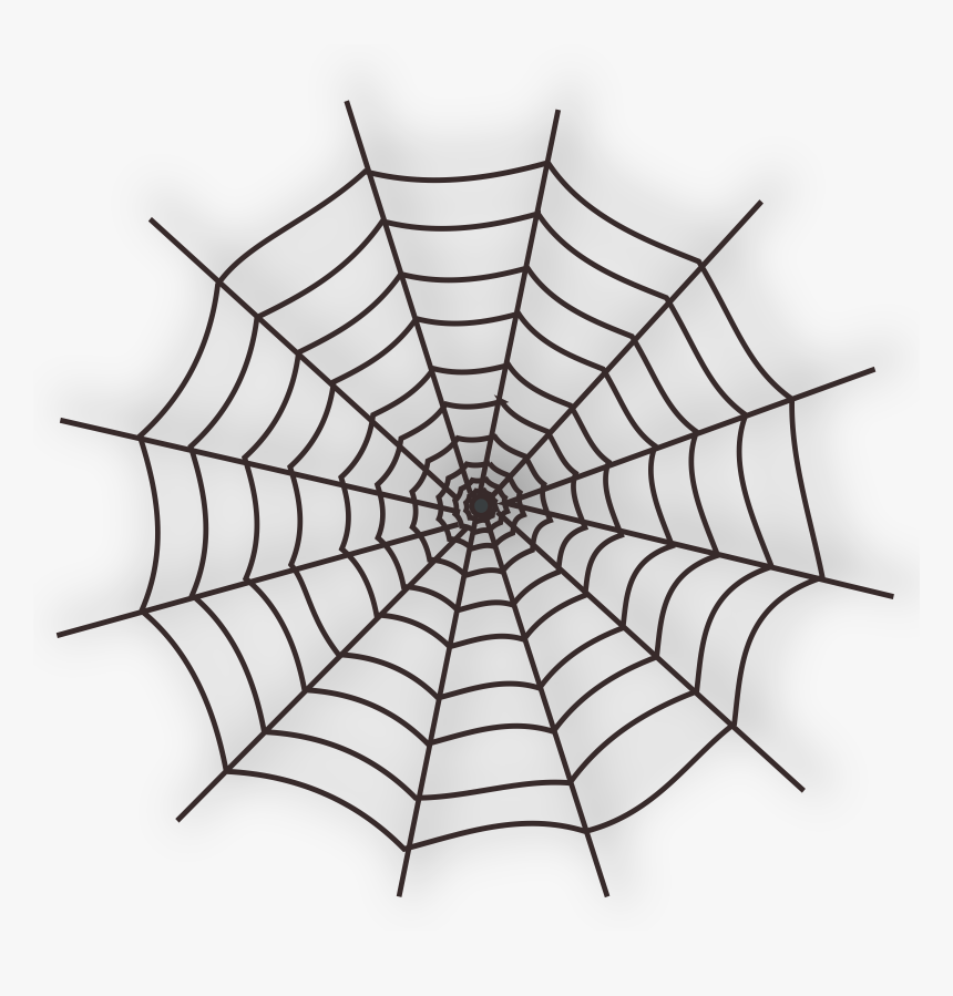 Halloween Spider Web Icon Clip Arts - Spider Web Cartoon No Background, HD Png Download, Free Download