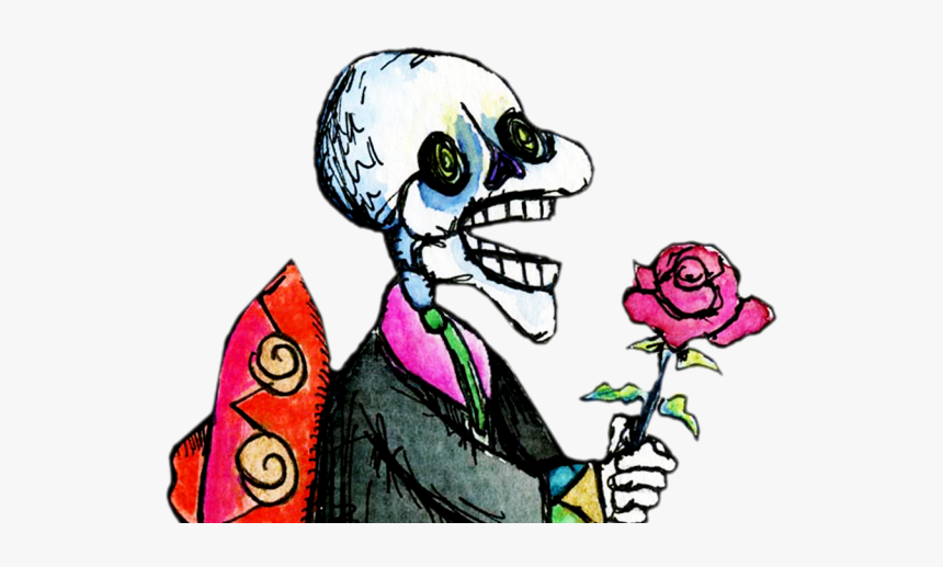 Cartoon Skeleton Png - Day Of The Dead Transparent, Png Download, Free Download