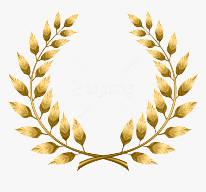 Gold Laurel Wreath Png - Gold Laurel Wreath Transparent, Png Download, Free Download