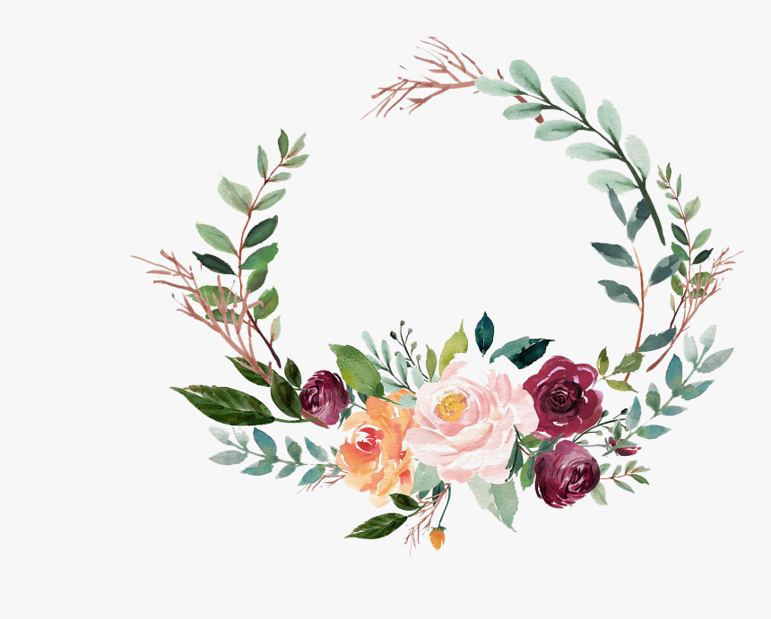 Transparent Background Floral Wreath Png, Png Download, Free Download