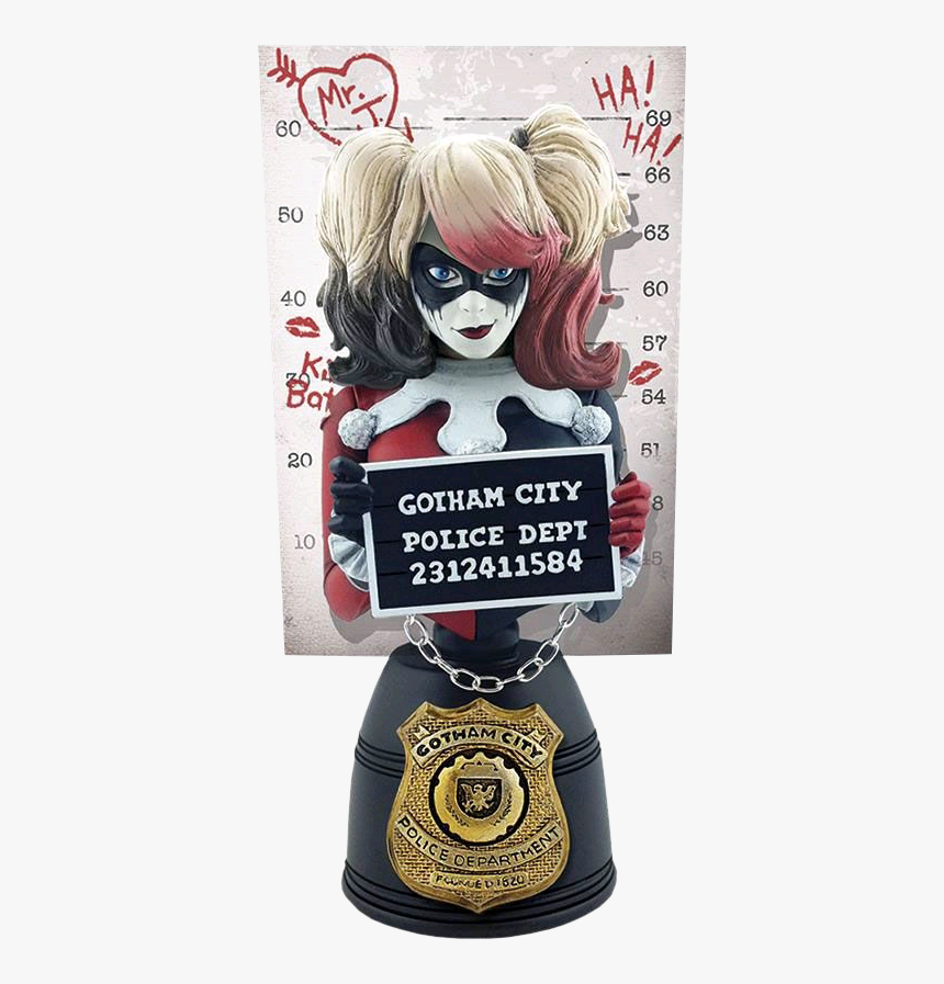 Harley Quinn Mugshot Bust, HD Png Download, Free Download