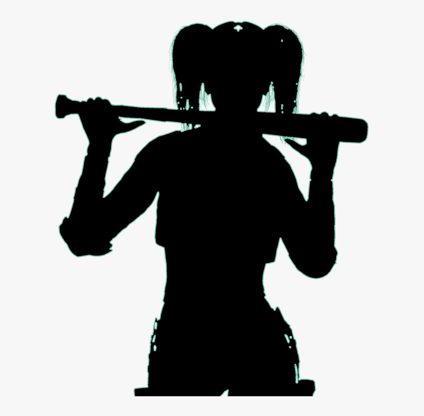 Harley Quinn Silhouette, HD Png Download, Free Download