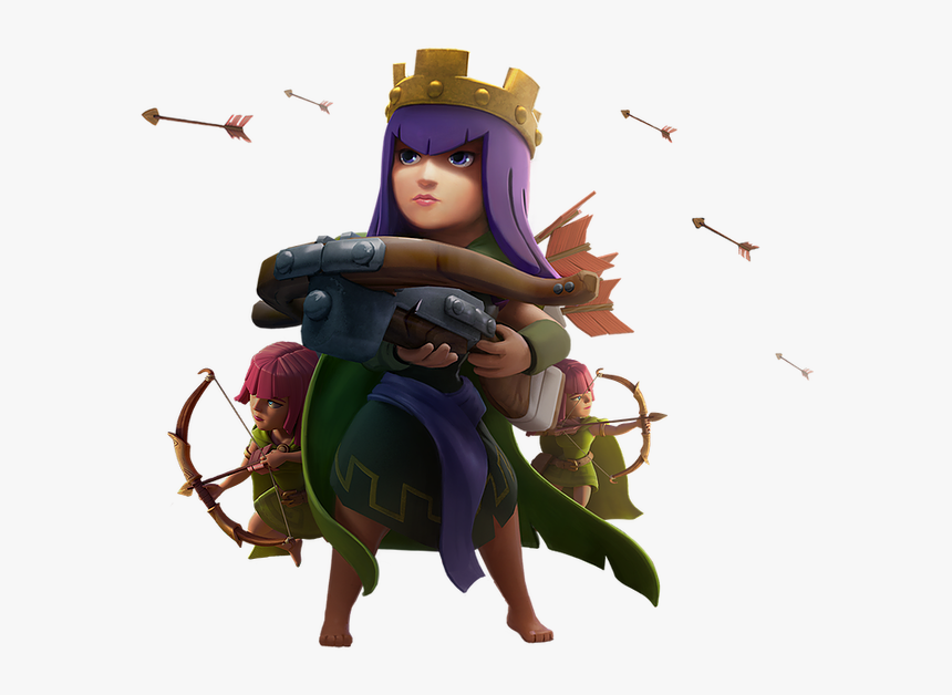 Archer Queen Coc - Clash Of Clans Queen Png, Transparent Png, Free Download