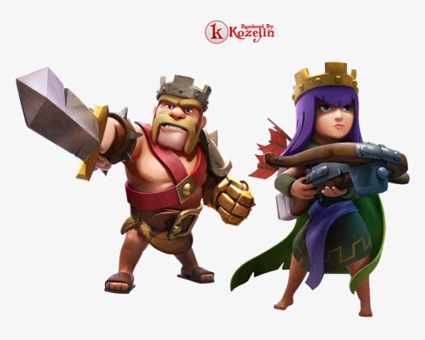 Barbarian King And Archer Queen, HD Png Download, Free Download