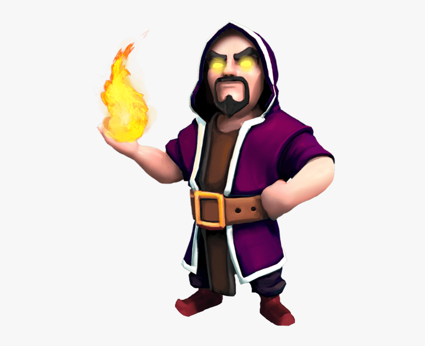 Wizard Lvl - Wizard Barbarian Clash Of Clans, HD Png Download, Free Download