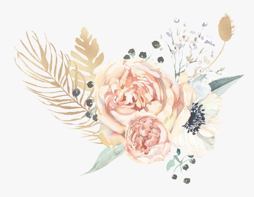 Watercolor Flower Transparent Background, HD Png Download, Free Download