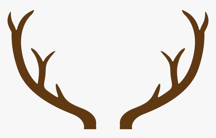 Transparent Deer Rack Png - Transparent Background Deer Antlers Silhouette, Png Download, Free Download