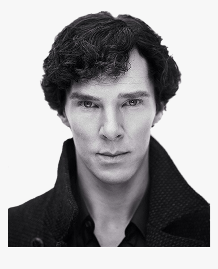 Benedict Cumberbatch Black And White - Benedict Cumberbatch Sherlock Hot, HD Png Download, Free Download