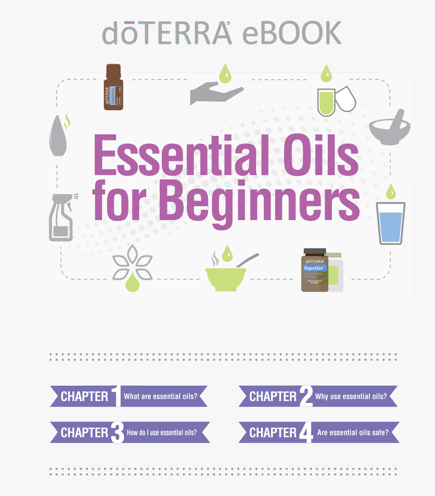 Doterra Essential Oils Ebook, HD Png Download, Free Download