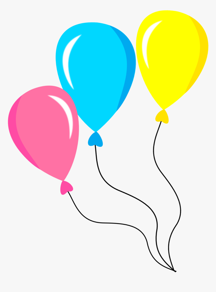 Transparent Festa Png - Desenhos De Balões Para Festa, Png Download, Free Download