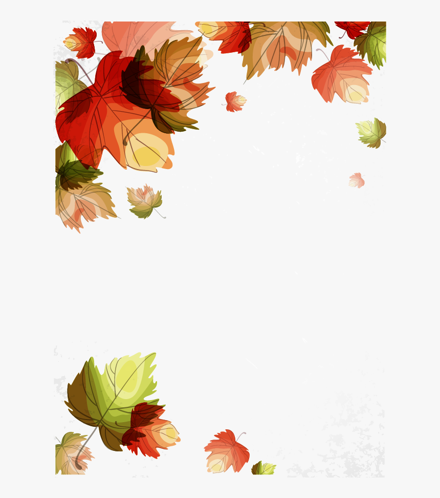 Vector Autumn Maple Leaf Png Download - Transparent Background Fall Transparent, Png Download, Free Download