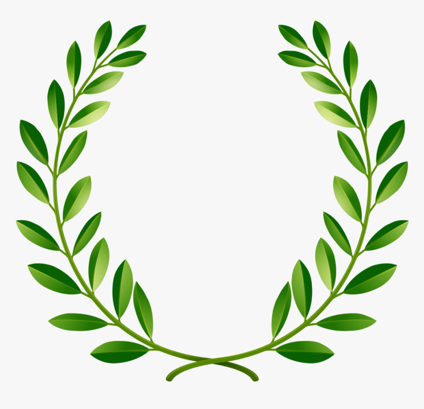 Leave Vector Award - Green Laurel Wreath Png, Transparent Png, Free Download