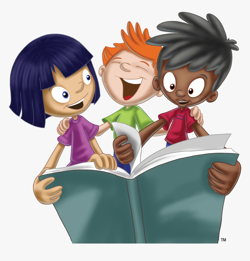 Bethel Baptist Church - Kids Reading Bible Cartoon, HD Png Download, Free Download