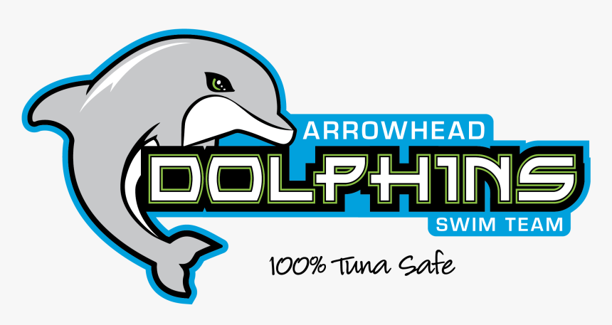 Coc Rec Swim Team Logo Dolphins Tag - Illustration, HD Png Download, Free Download