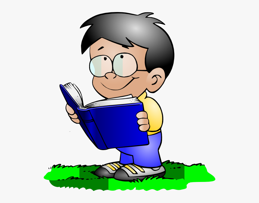 Free Children Read The Books Clipart Image Kids Reading - School Boy Clip Art, HD Png Download, Free Download