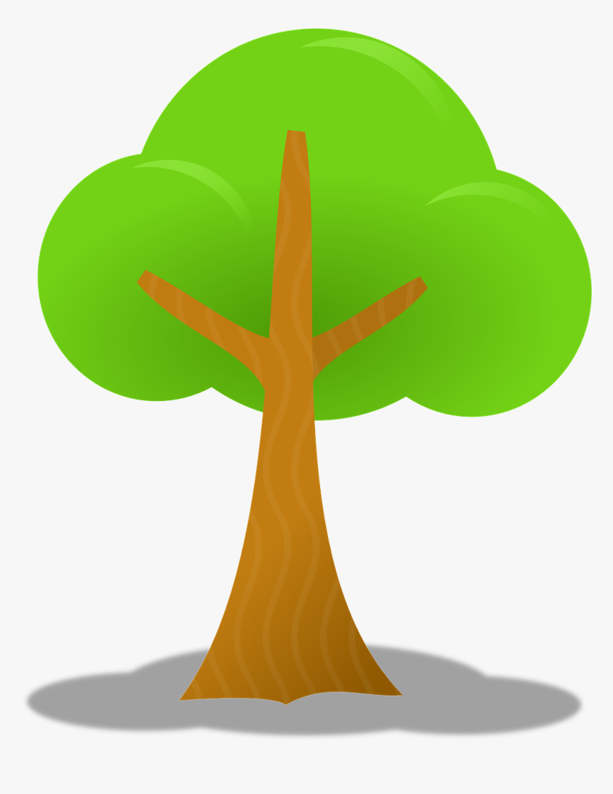 Tree With Shadow Clipart, HD Png Download, Free Download