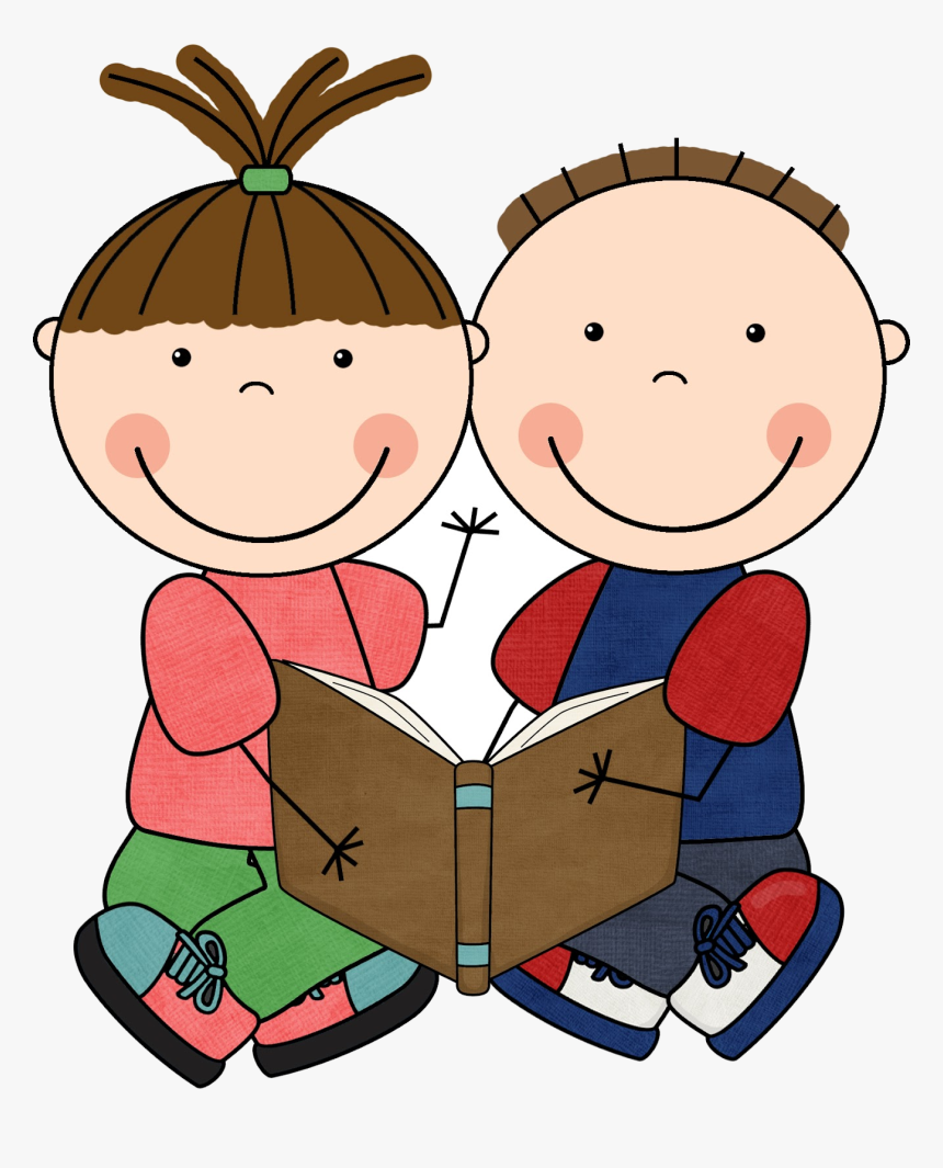 Reading Free Clip Art Children Books Clipart Transparent - Read To A Buddy, HD Png Download, Free Download