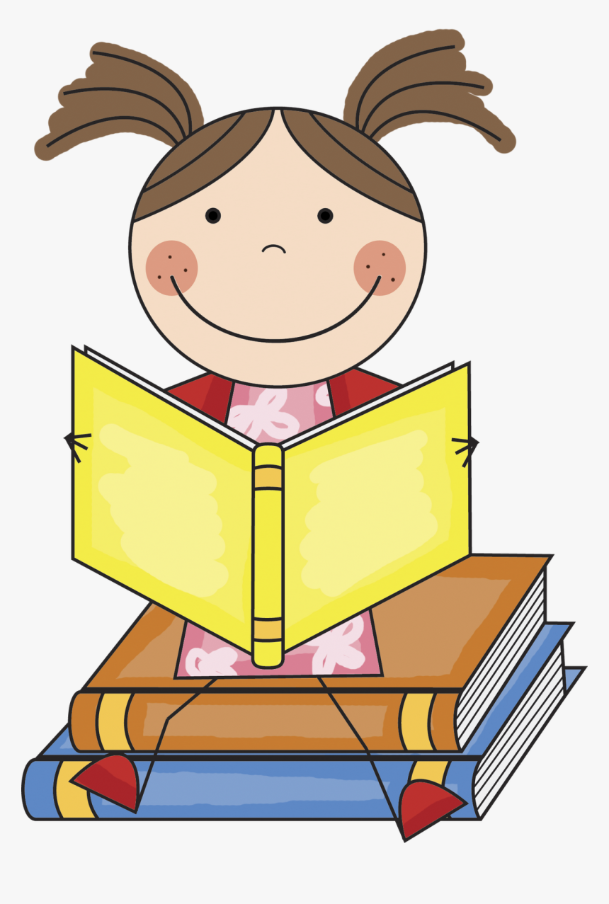 Girls Kids Reading Clipart Cliparts And Others Art - Pick A Good Fit Book, HD Png Download, Free Download