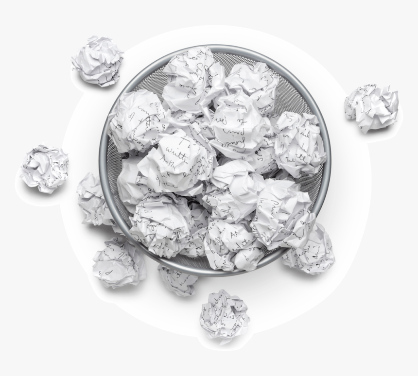 Trash Paper Top View, HD Png Download, Free Download