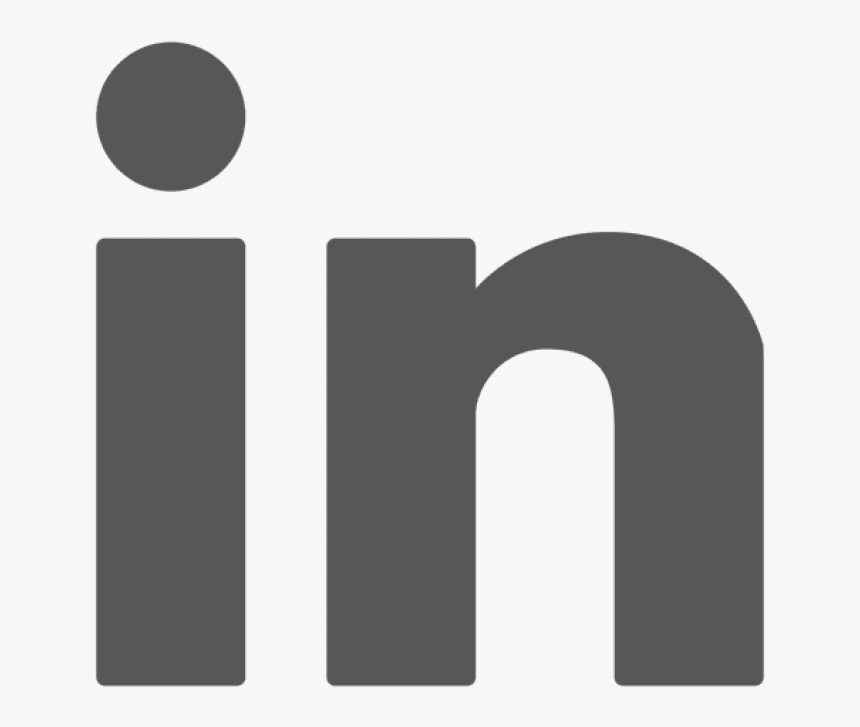 Permalink To Linkedin Logo Png - Linkedin Logo Grey, Transparent Png, Free Download