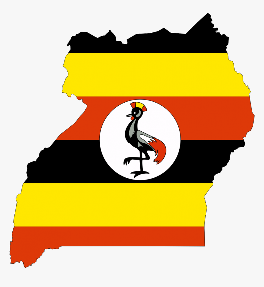 Uganda Map With Flag, HD Png Download, Free Download