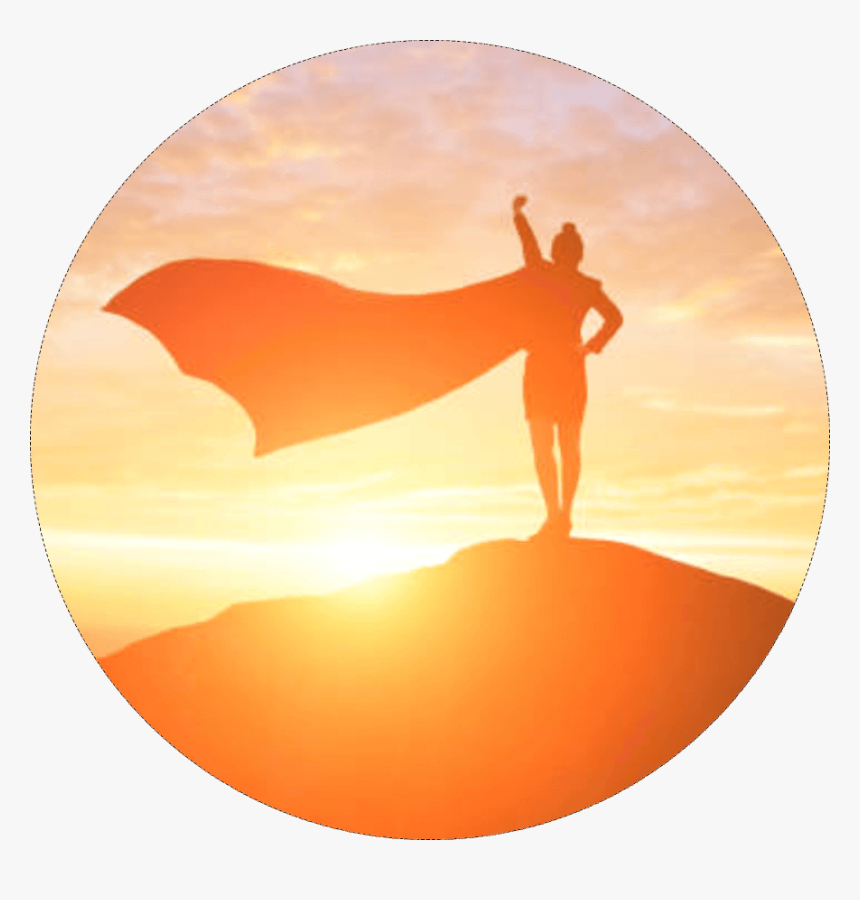 Communities-2 - Woman In Cape Silhouette, HD Png Download, Free Download