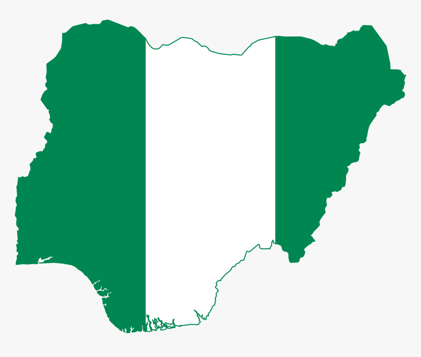 Nigeria Flag In Country, HD Png Download, Free Download