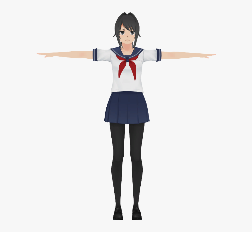 Yandere simulator png. Яндере симулятор Аяно 3д. Главный персонаж из Яндере симулятор.