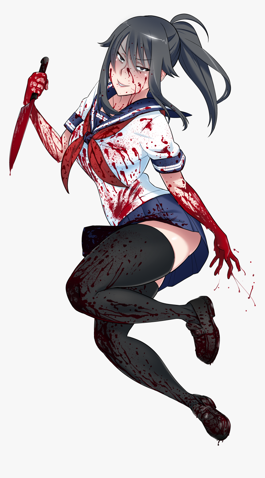 Yandere Chan Png, Transparent Png, Free Download