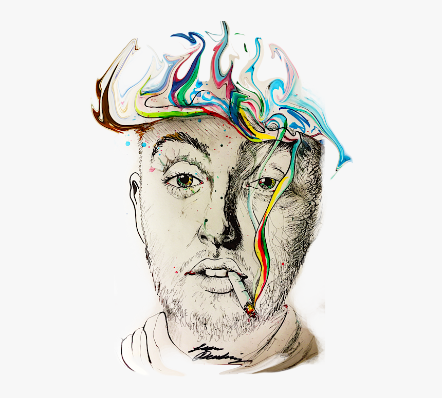 Mac Miller Tribute Drawings, HD Png Download, Free Download