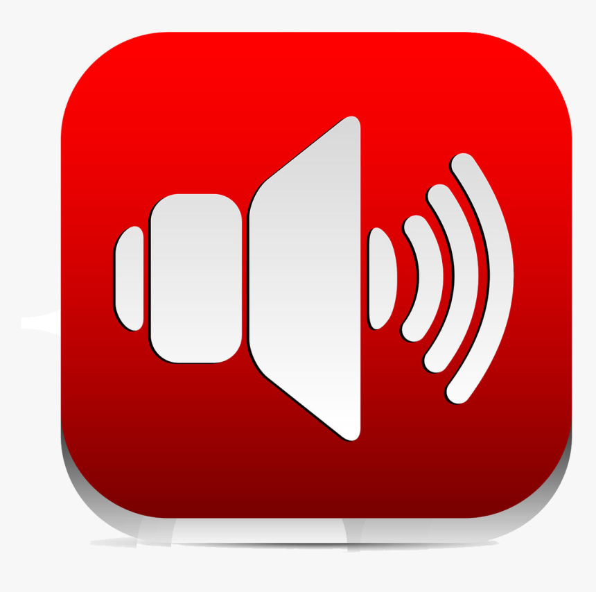 Speaker Symbol Red, HD Png Download, Free Download