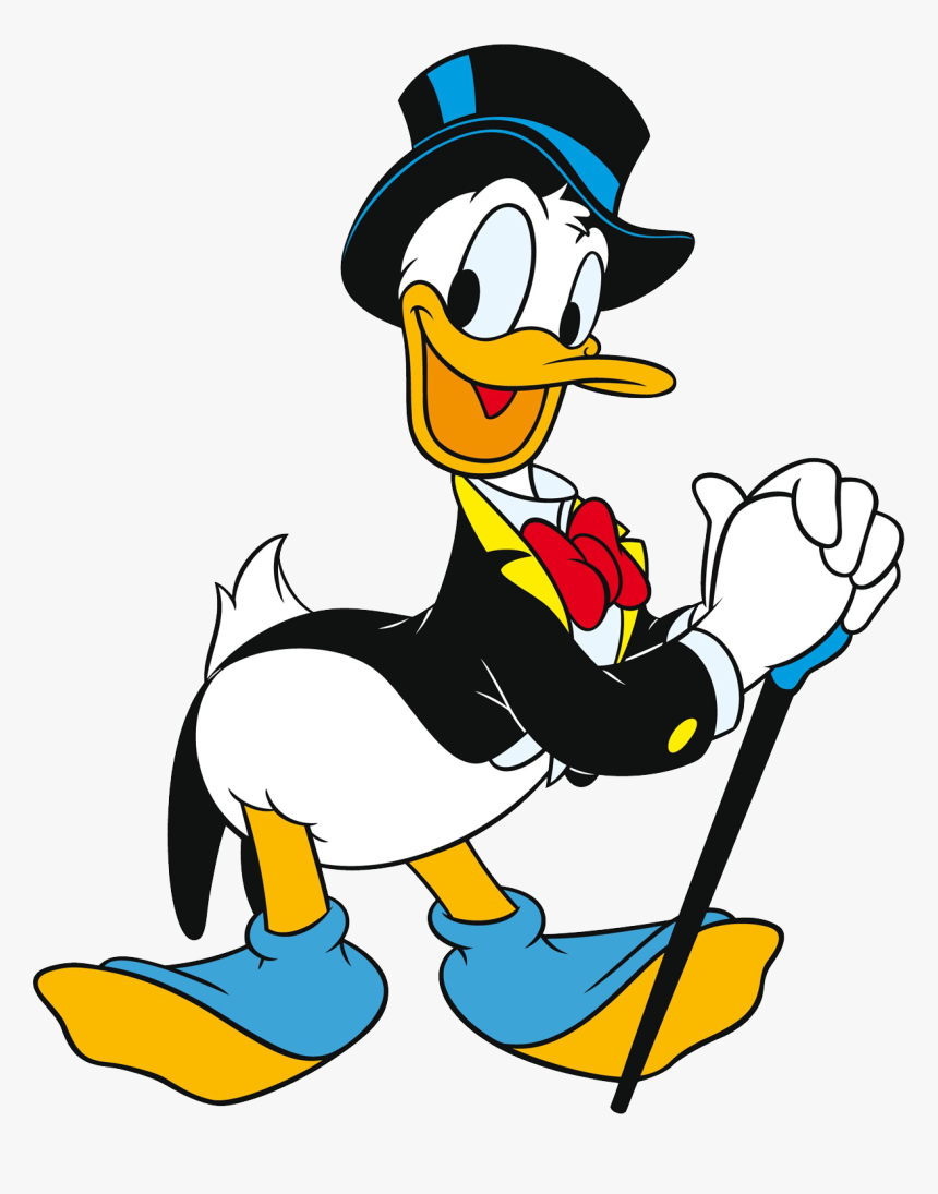 Donald Duck - Cartoon Mickey Mouse Donald Duck, HD Png Download, Free Download