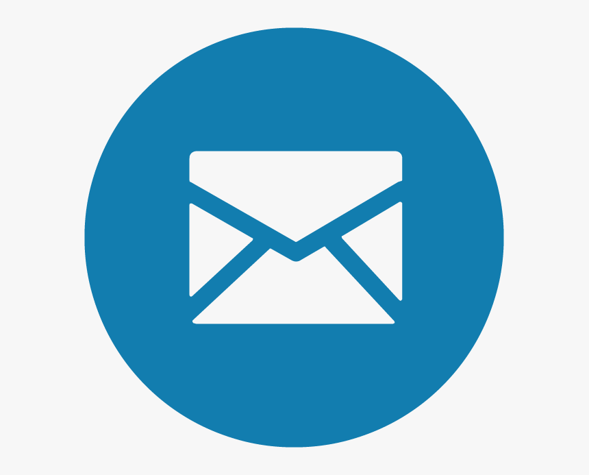 Email Icon - Email Icon Black Round, HD Png Download, Free Download