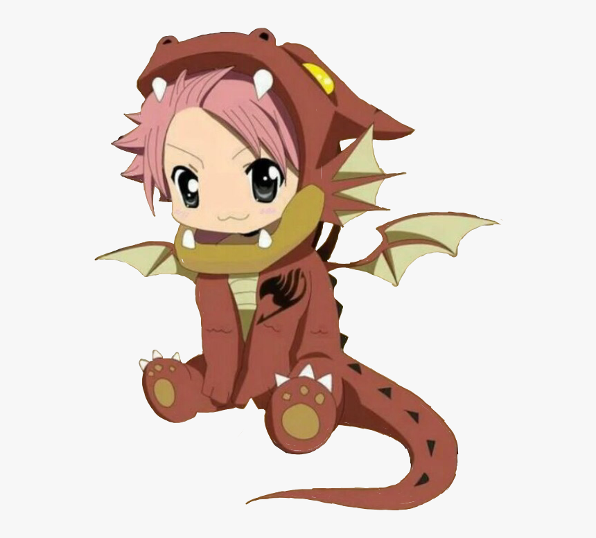 Dragon Natsu Fairytail Chibi Freetoedit - Cute Fairy Tail Anime, HD Png Download, Free Download