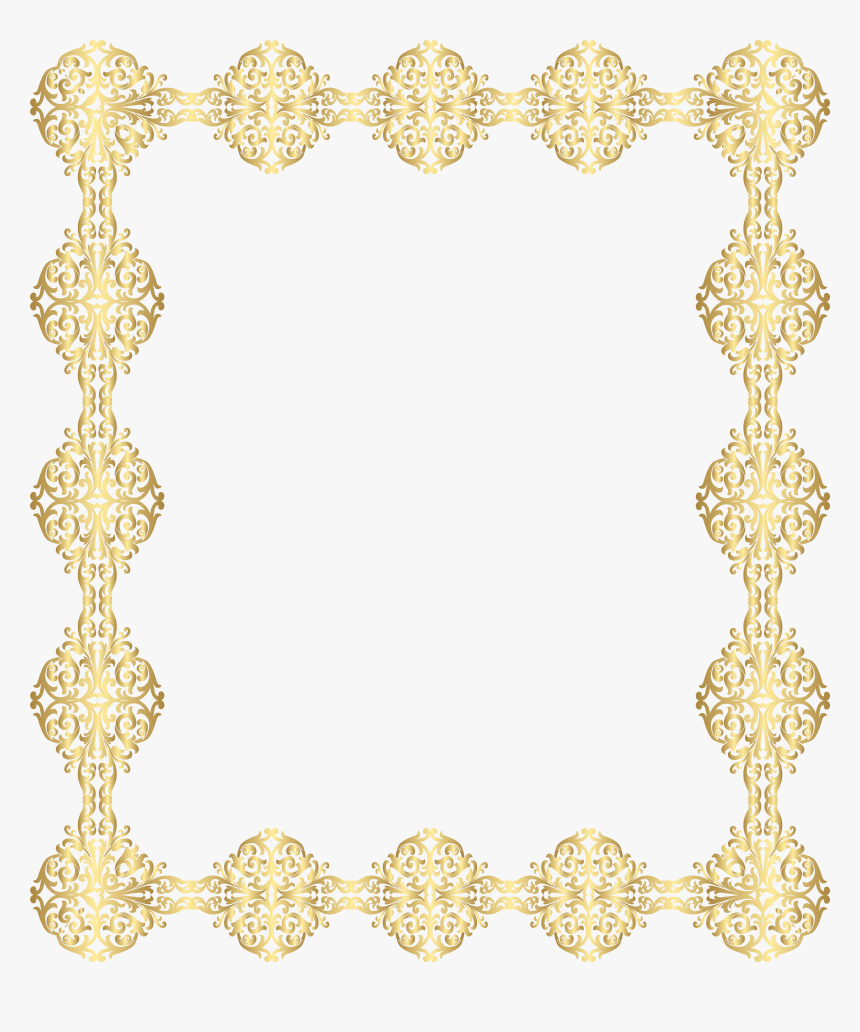 Golden Border Transparent Png Clip Artu200b Gallery, Png Download, Free Download