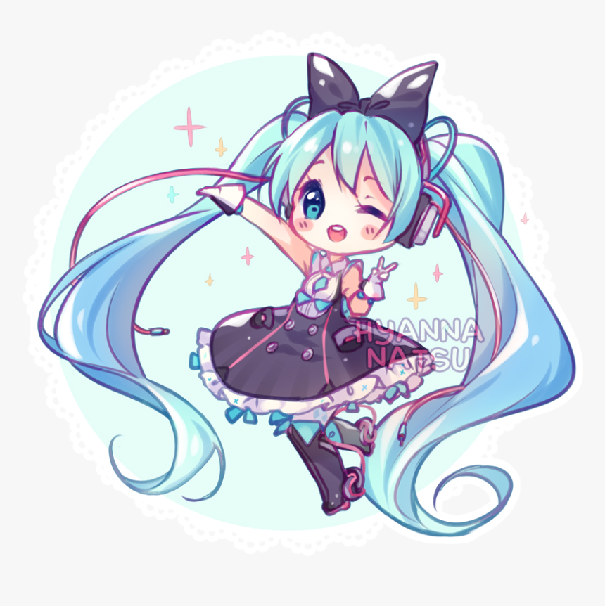 Transparent Chibi Miku Png, Png Download, Free Download