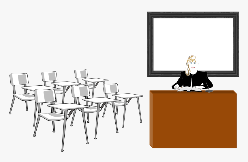 Clip Art Classroom Png - Classroom And Teacher Clip Arts, Transparent Png, Free Download