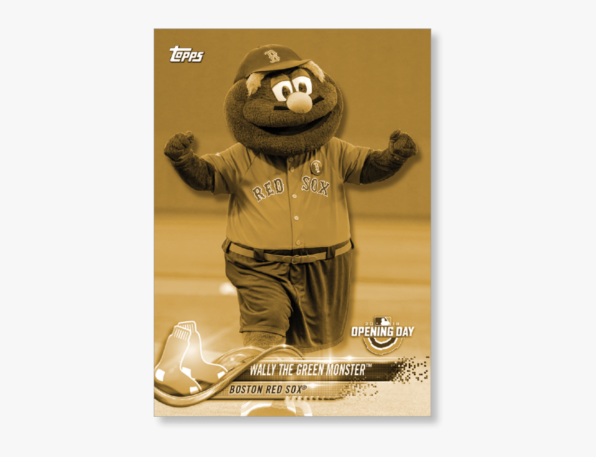 Wally The Green Monster 2018 Topps Opening Day Baseball - Stuffed Toy, HD Png Download, Free Download