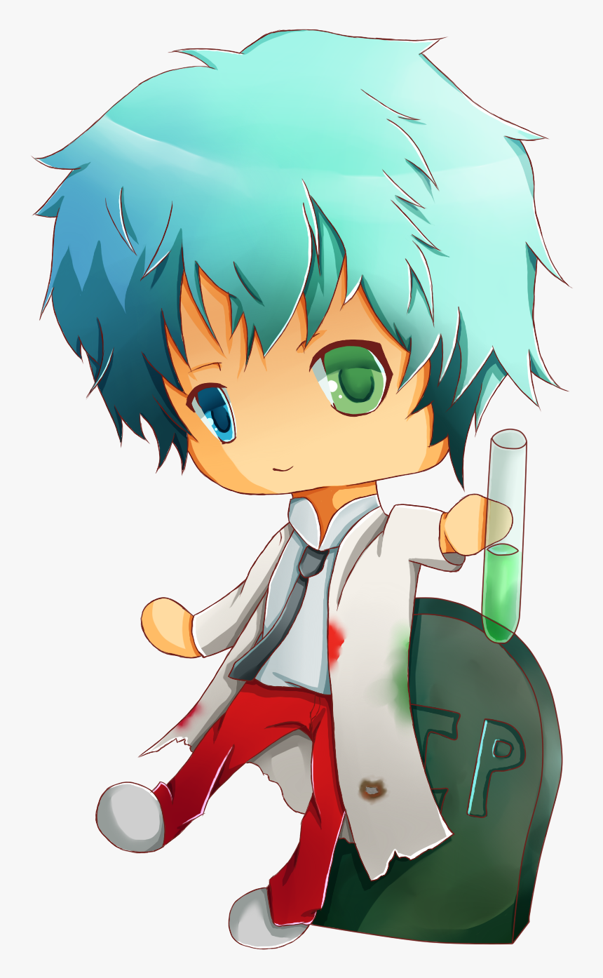 Transparent Natsu Chibi Png - Transparent Scientist Anime Chibi, Png Download, Free Download