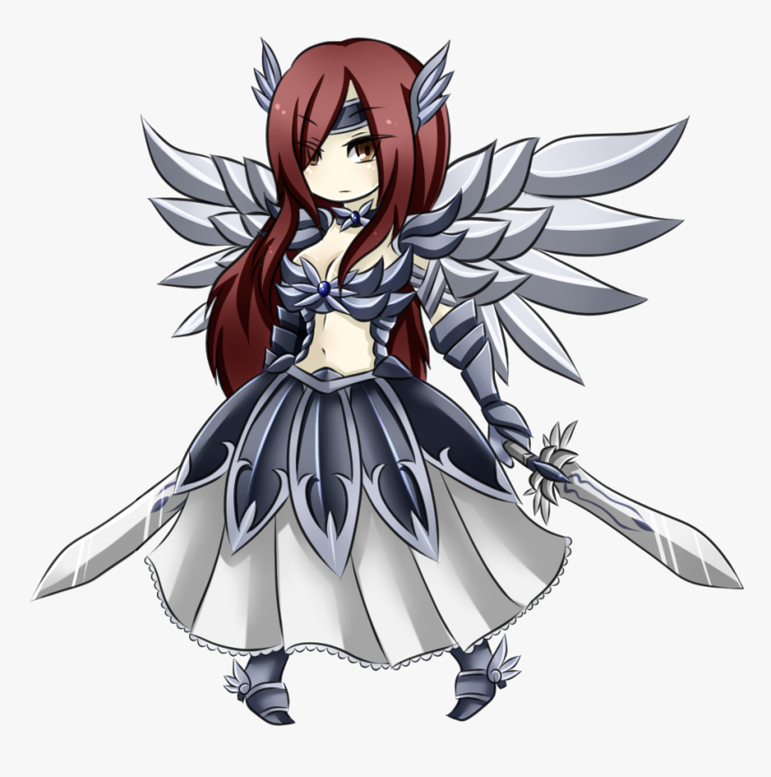 Erza Chibi - Erza Chibi Fairy Tail, HD Png Download, Free Download