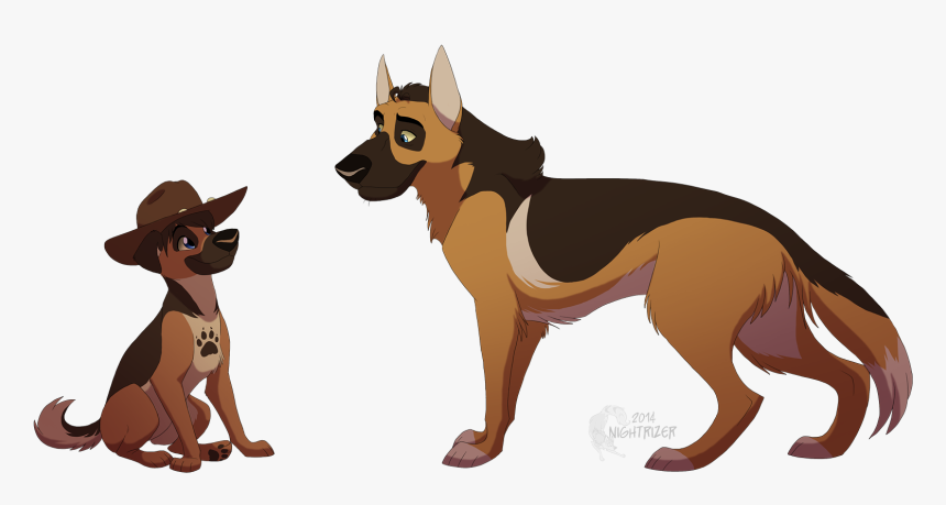 Sledding Drawing Dog Indian - German Shepherd Dog Deviantart, HD Png Download, Free Download